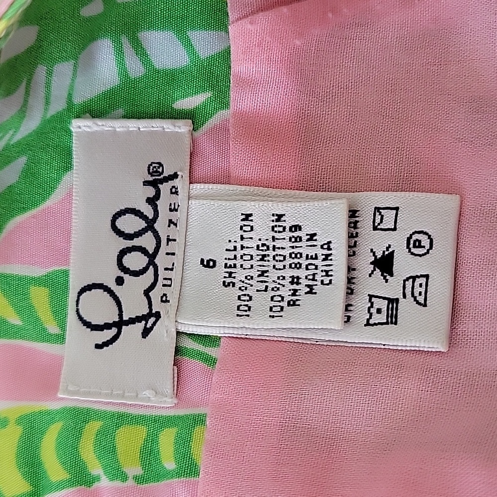 Lilly Pulitzer butterfly and zebra print Mini skirt sz 6 - Picture 3 of 7